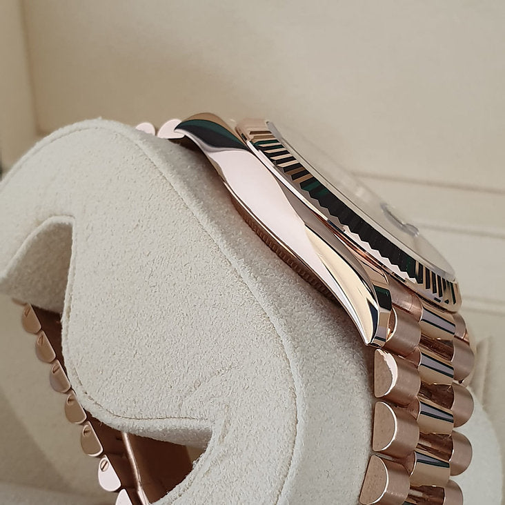 Montre Rolex DayDate 40 Olive Rose Gold Pour Homme
