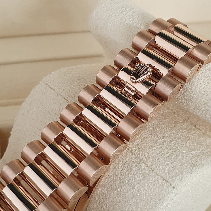 Montre Rolex DayDate 40 Olive Rose Gold Pour Homme