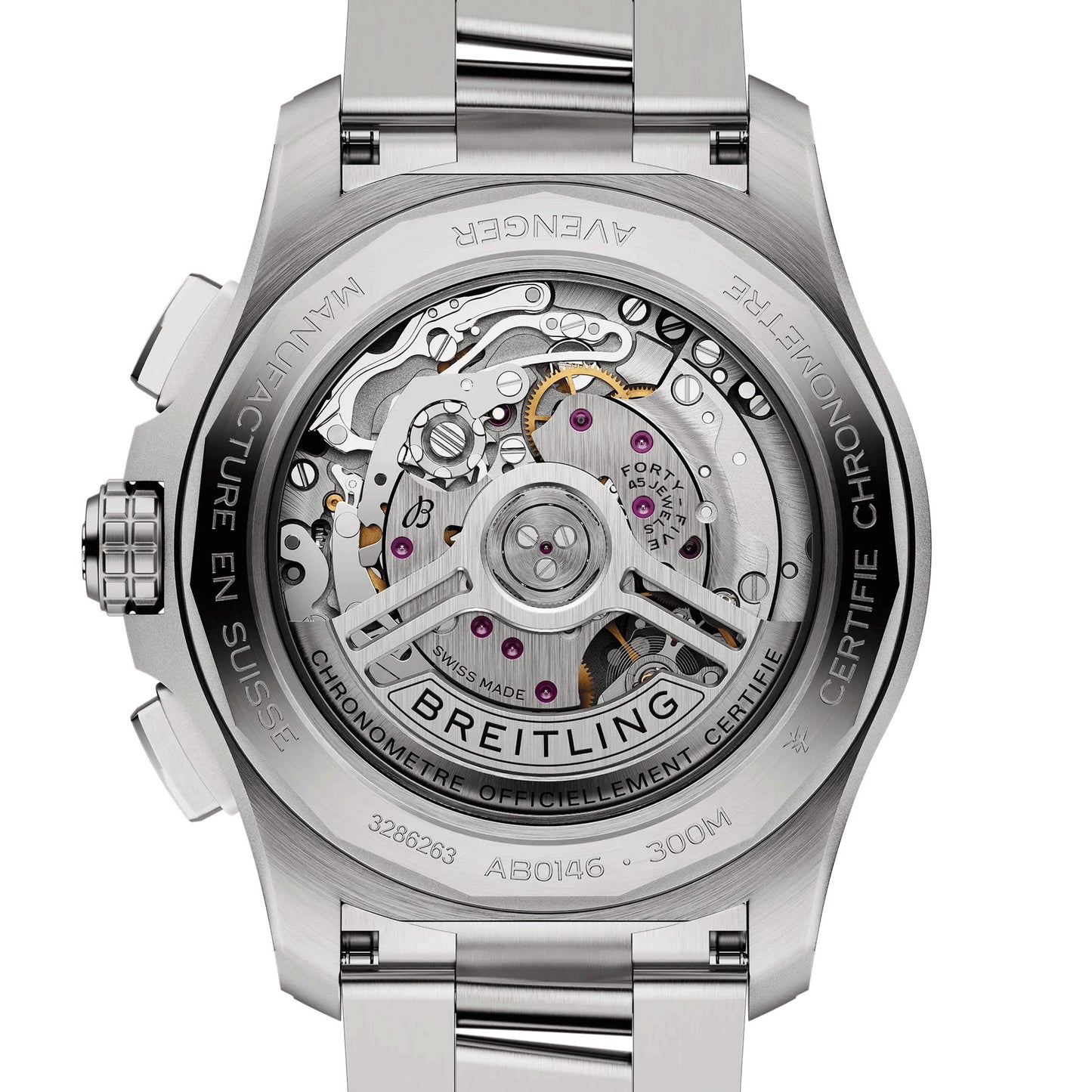 Montre Breitling Avenger B01 Chronograph automatique cadran bleu